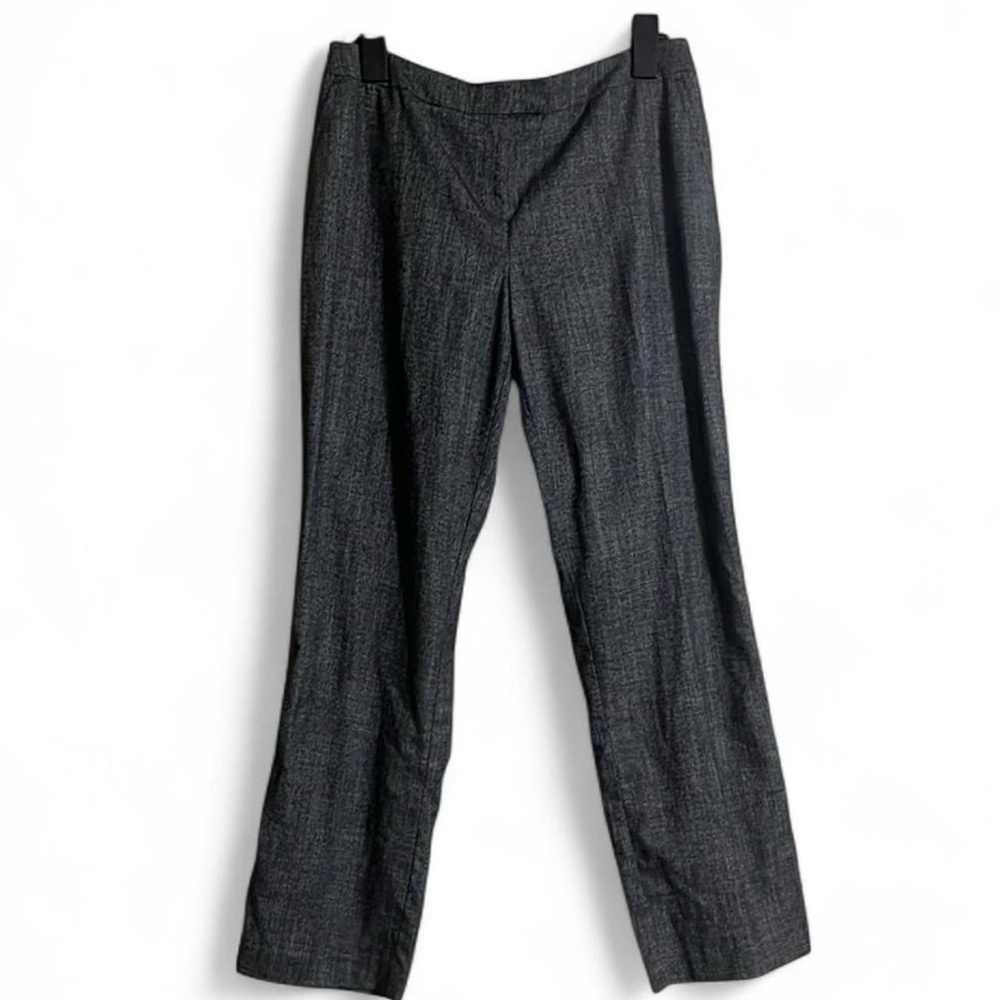Jones NY Pants Sz 12 SYDNEY Gray Office Career Closet Staple Stretch Comfort - Picture 5 of 10